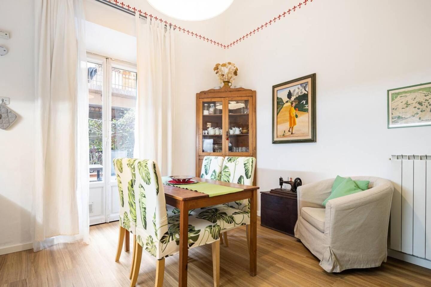 Apartamento Comfy Unit Suitable For Work Street Level With Patio Florencia